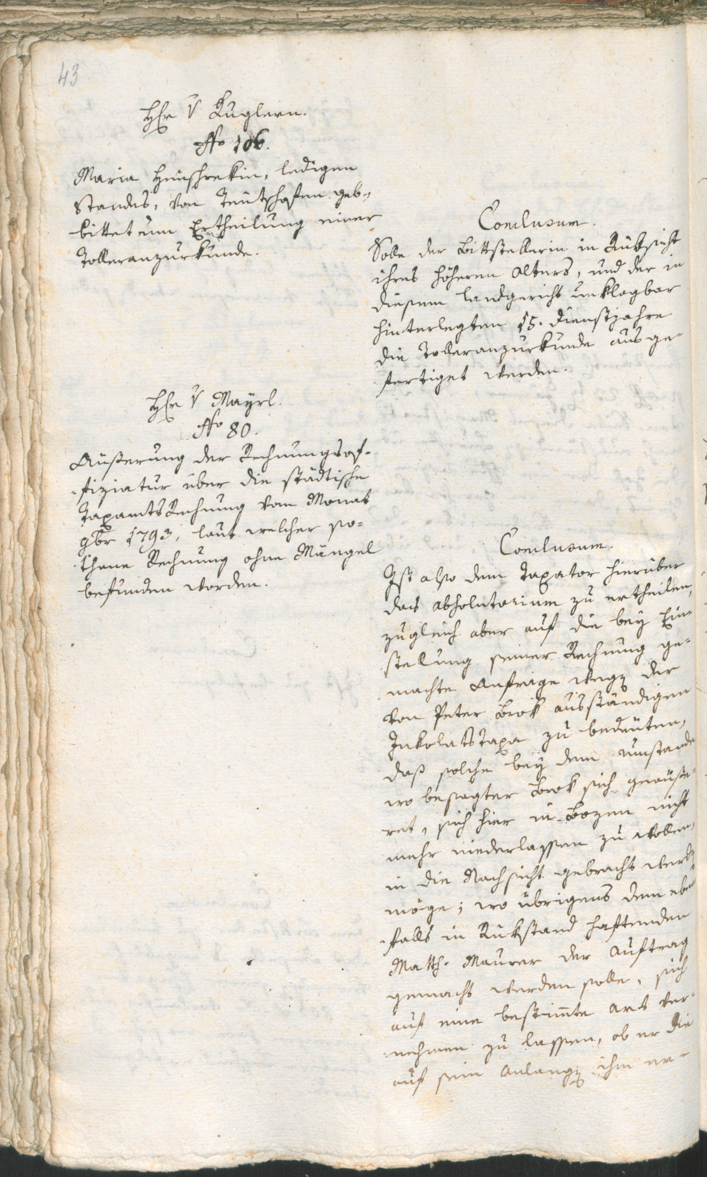 Civic Archives of Bozen-Bolzano - BOhisto Ratsprotokoll 1794 