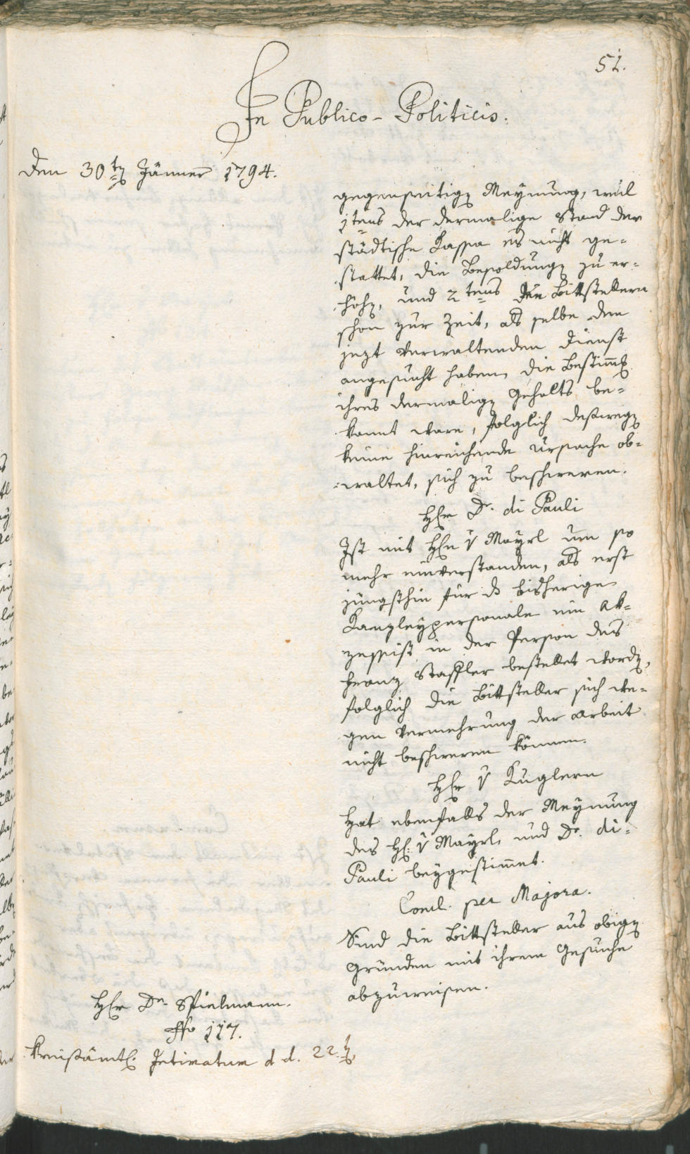 Civic Archives of Bozen-Bolzano - BOhisto Ratsprotokoll 1794 