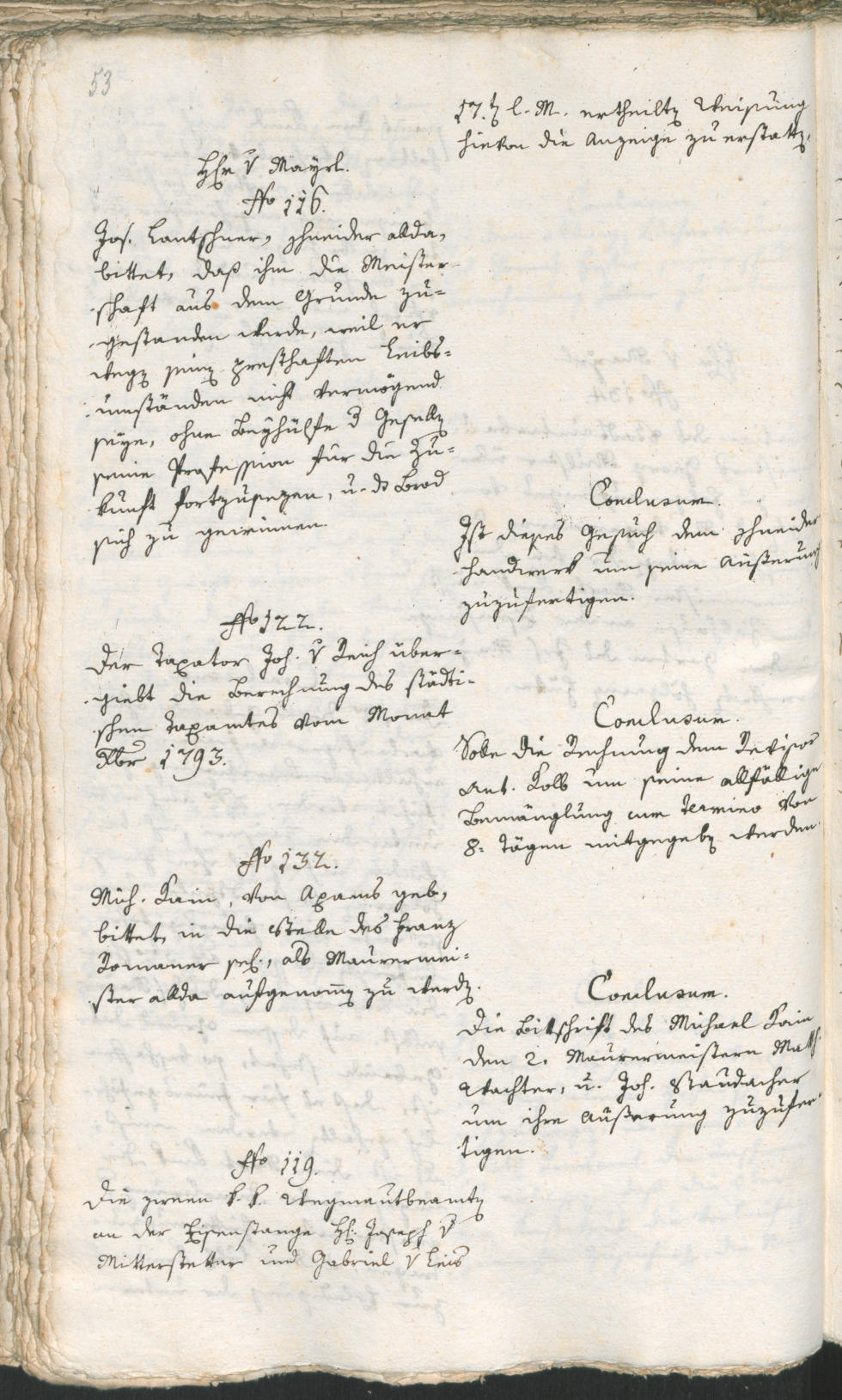 Civic Archives of Bozen-Bolzano - BOhisto Ratsprotokoll 1794 