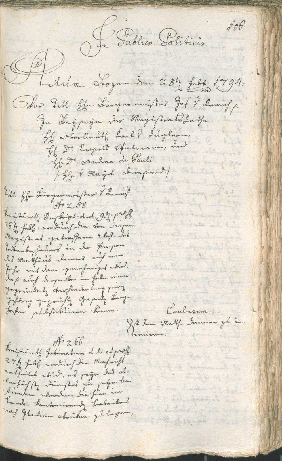 Civic Archives of Bozen-Bolzano - BOhisto Ratsprotokoll 1794 
