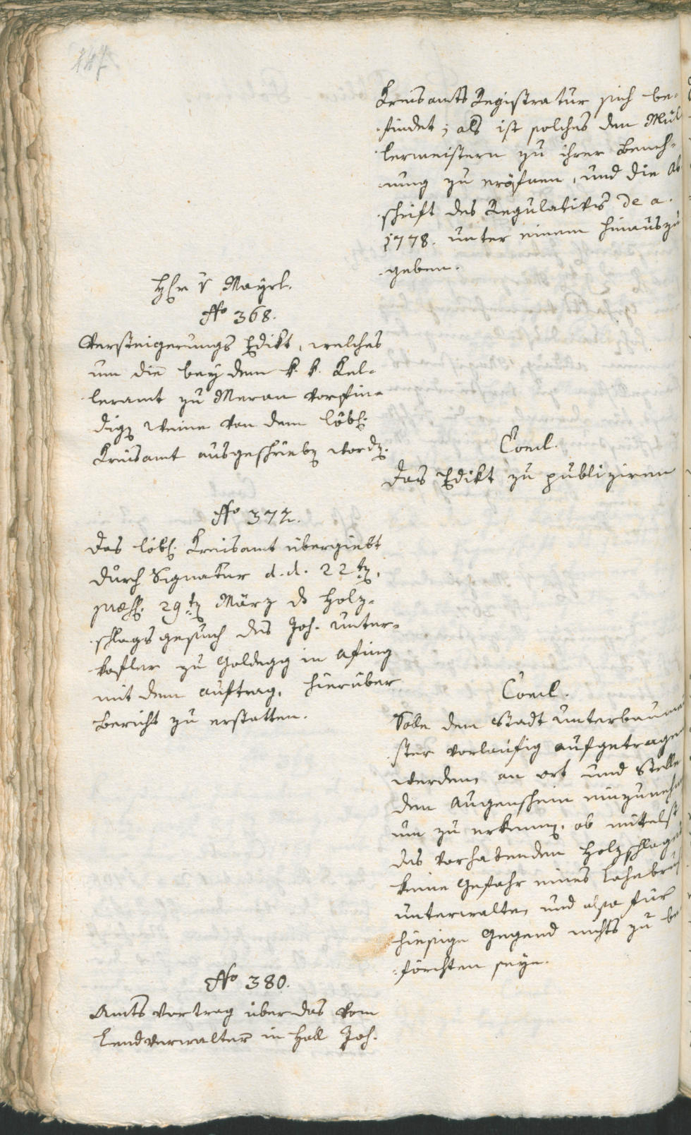 Archivio Storico della Città di Bolzano - BOhisto protocollo consiliare 1794 