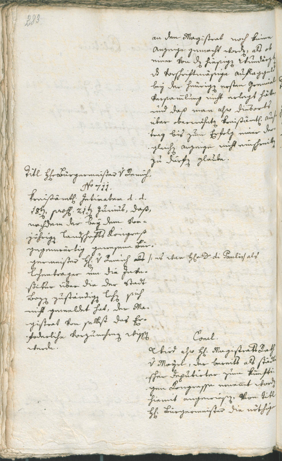 Archivio Storico della Città di Bolzano - BOhisto protocollo consiliare 1794 