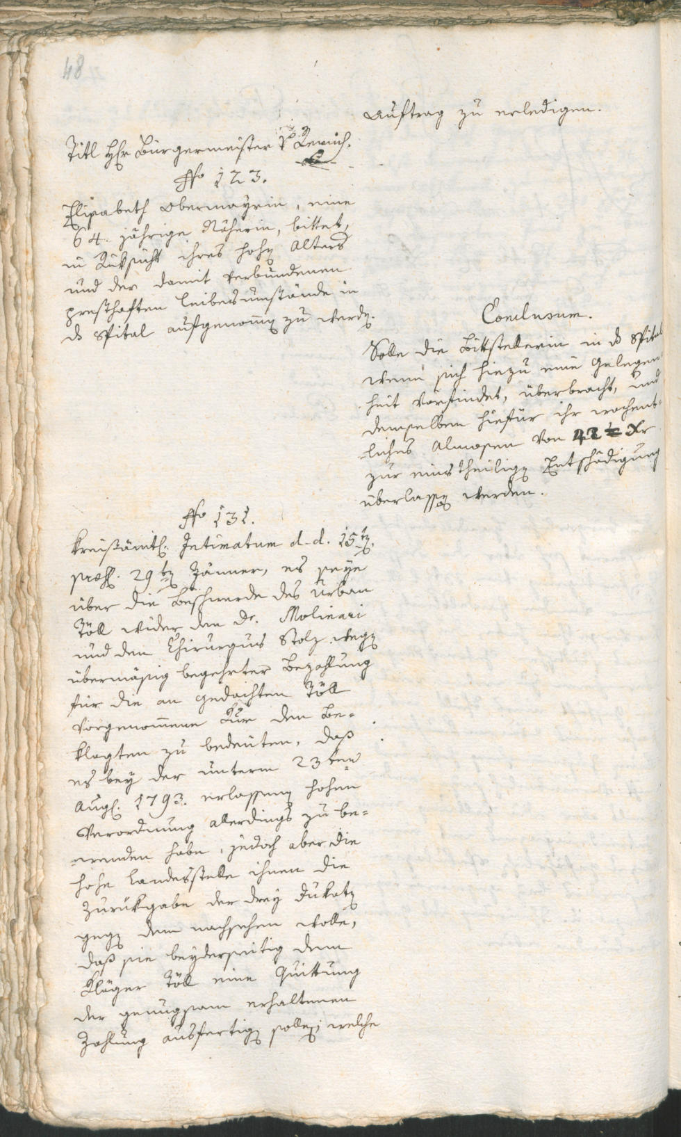 Civic Archives of Bozen-Bolzano - BOhisto Ratsprotokoll 1794 