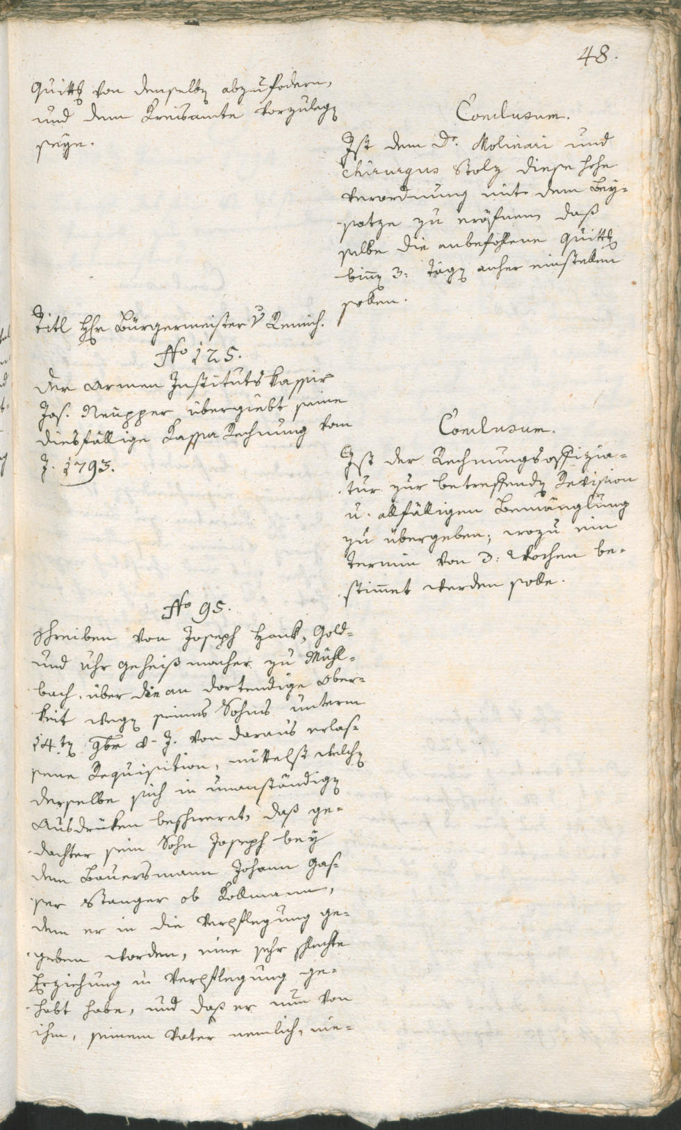 Civic Archives of Bozen-Bolzano - BOhisto Ratsprotokoll 1794 