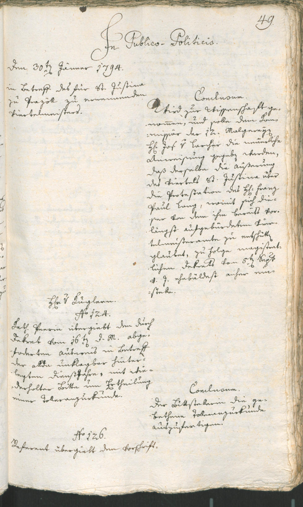Civic Archives of Bozen-Bolzano - BOhisto Ratsprotokoll 1794 