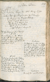 Civic Archives of Bozen-Bolzano - BOhisto Ratsprotokoll 1794 - 