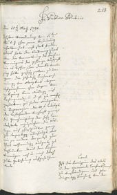 Civic Archives of Bozen-Bolzano - BOhisto Ratsprotokoll 1794 - 