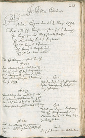 Civic Archives of Bozen-Bolzano - BOhisto Ratsprotokoll 1794 - 