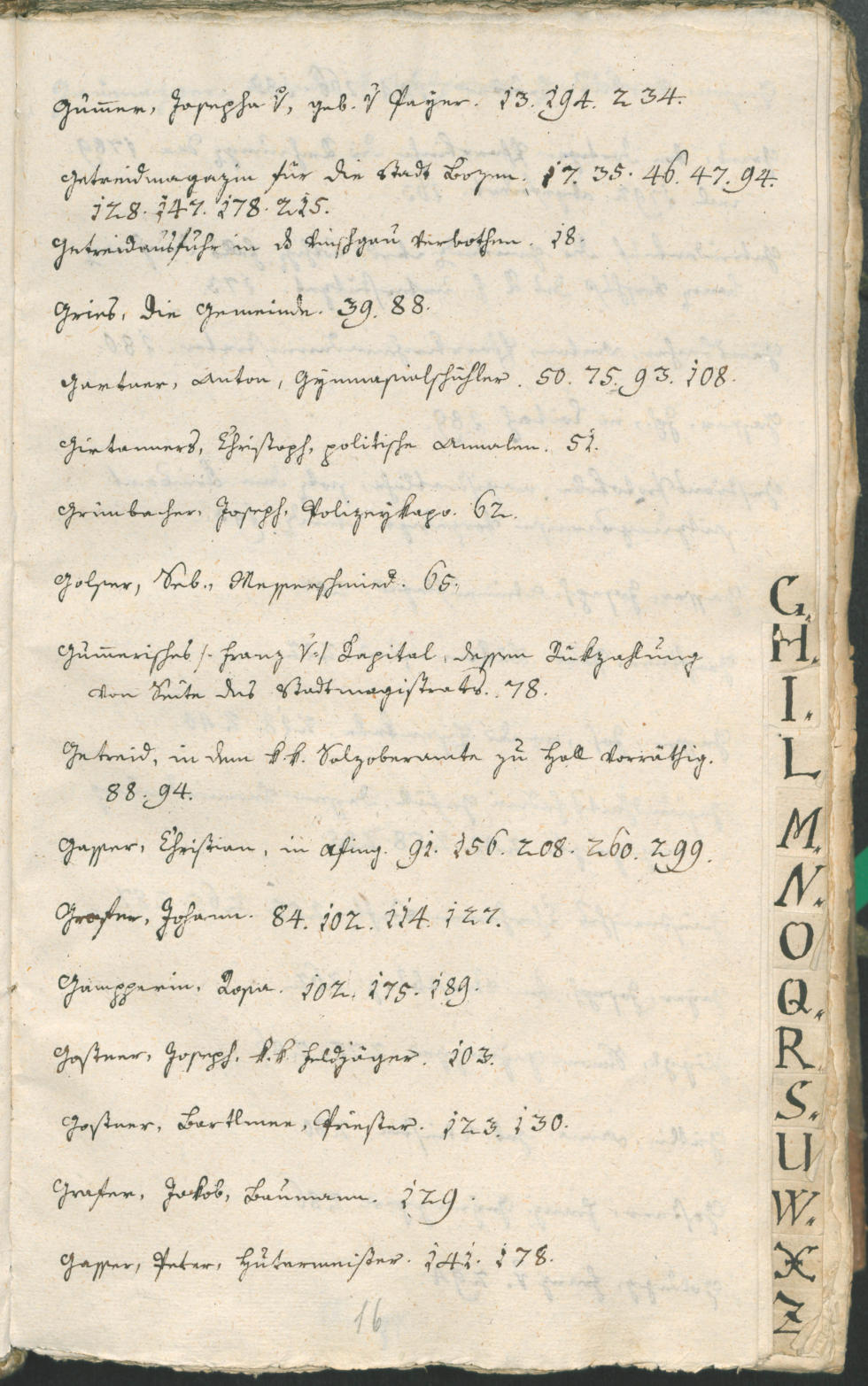 Stadtarchiv Bozen - BOhisto Ratsprotokoll 1794 