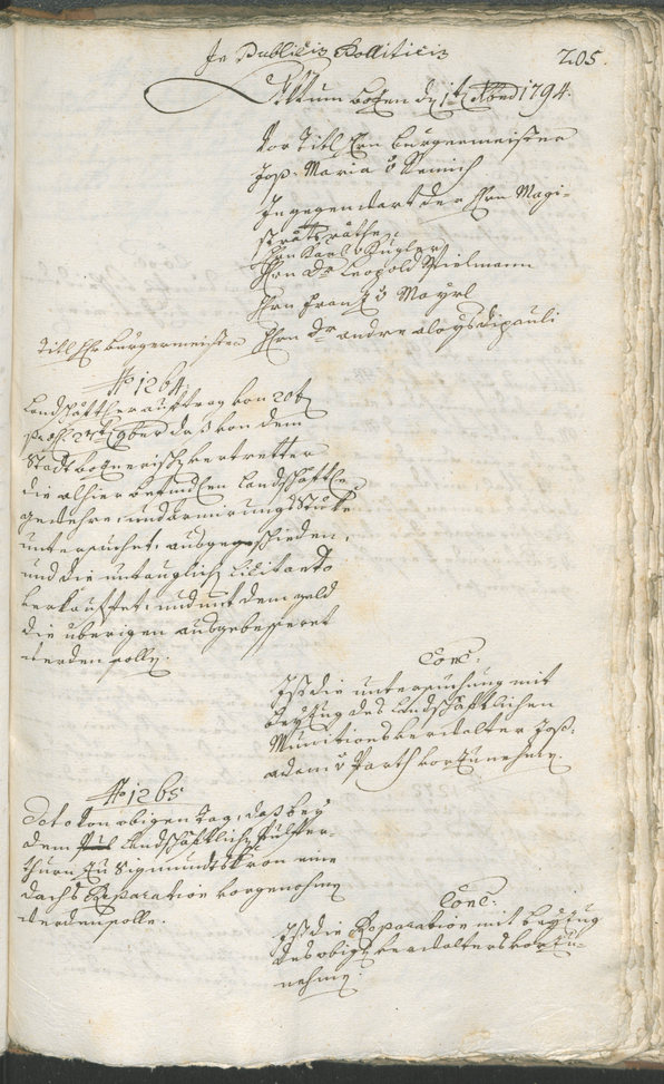 Civic Archives of Bozen-Bolzano - BOhisto Ratsprotokoll 1794 