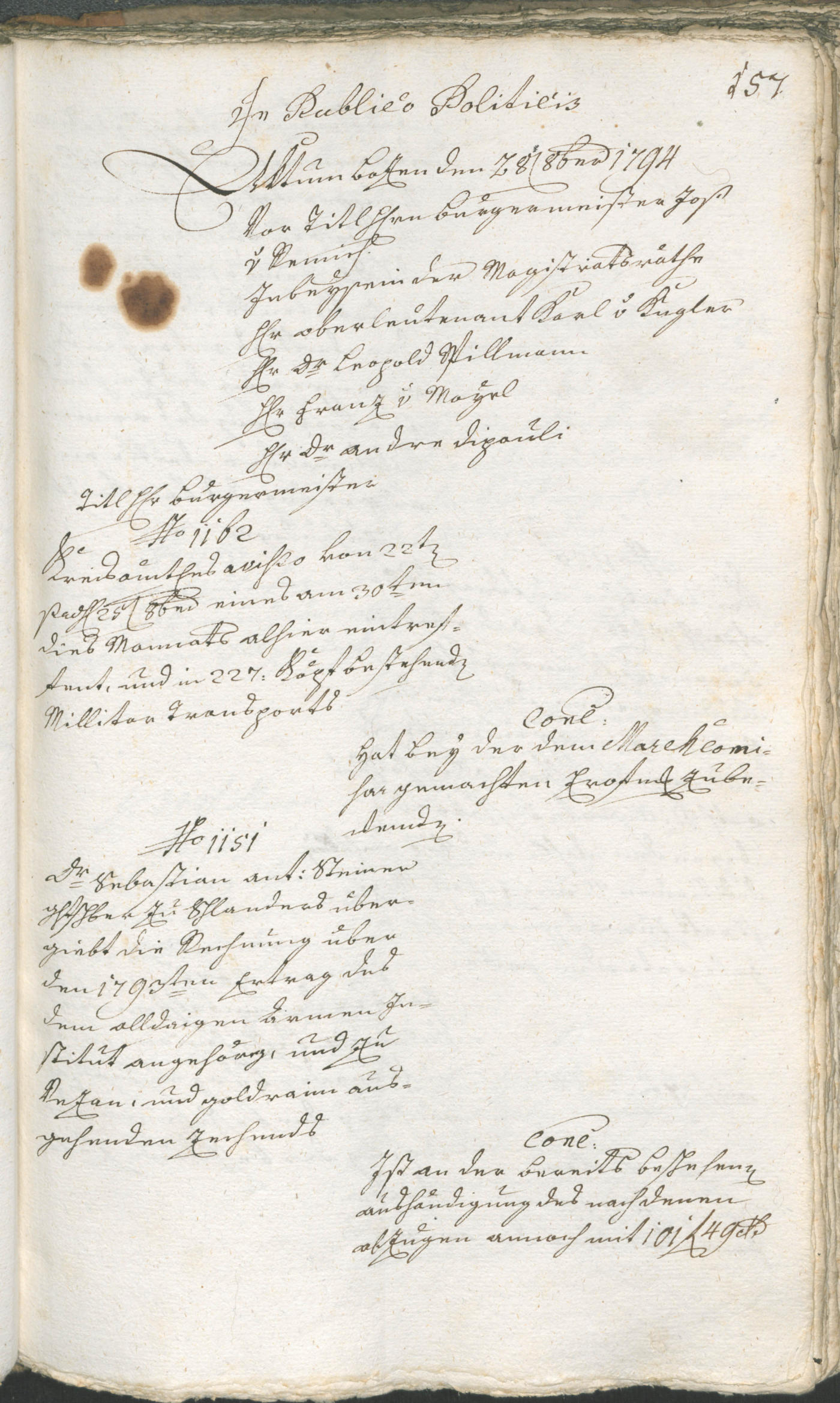 Civic Archives of Bozen-Bolzano - BOhisto Ratsprotokoll 1794 