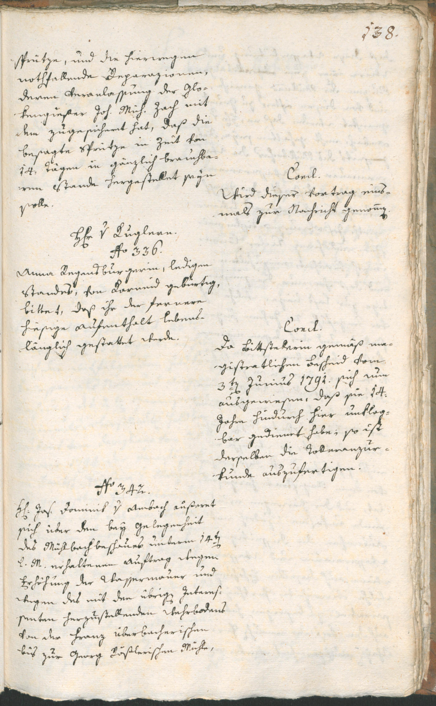 Stadtarchiv Bozen - BOhisto Ratsprotokoll 1795 