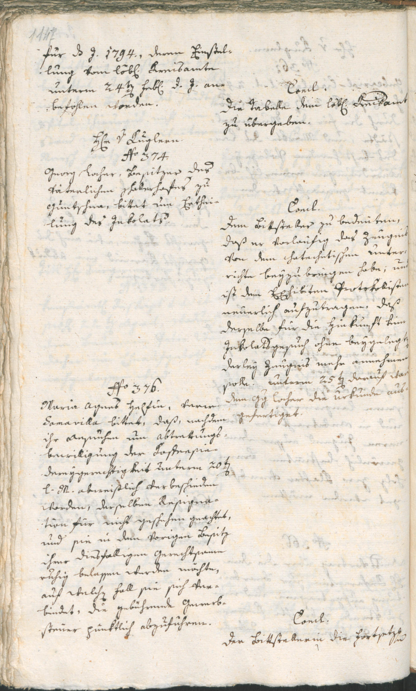 Stadtarchiv Bozen - BOhisto Ratsprotokoll 1795 