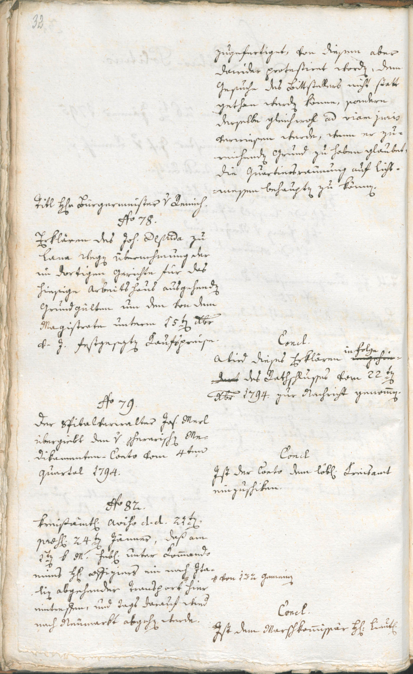 Civic Archives of Bozen-Bolzano - BOhisto Ratsprotokoll 1795 