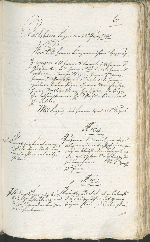 Archivio Storico della Città di Bolzano - BOhisto protocollo consiliare 1794/96 