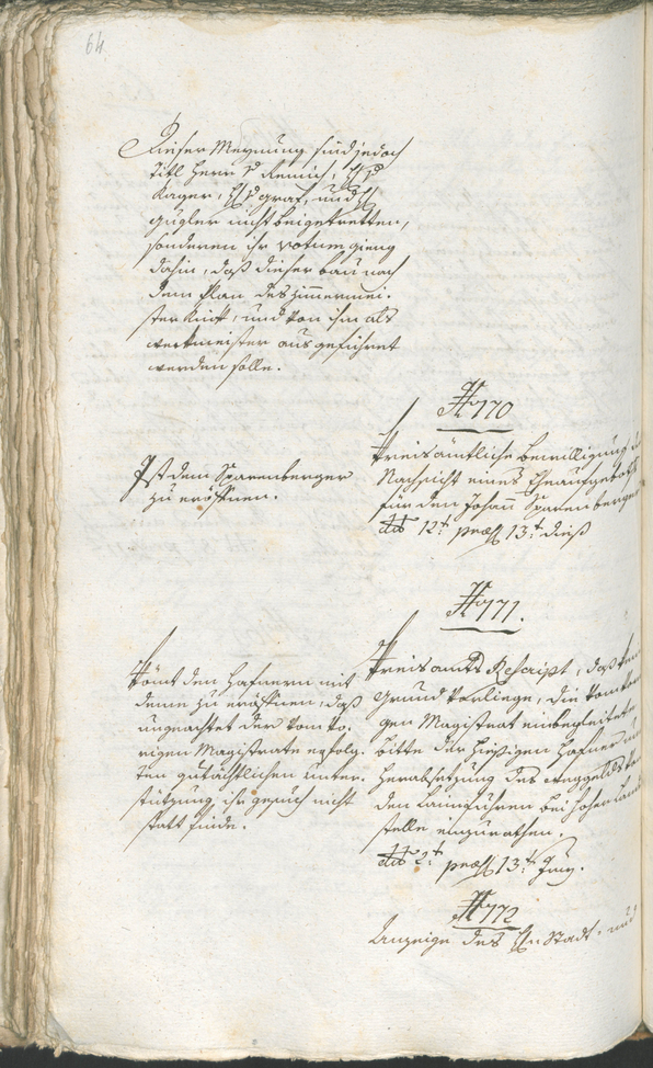 Archivio Storico della Città di Bolzano - BOhisto protocollo consiliare 1794/96 