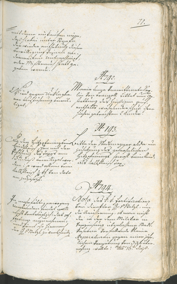 Civic Archives of Bozen-Bolzano - BOhisto Ratsprotokoll 1794/96 