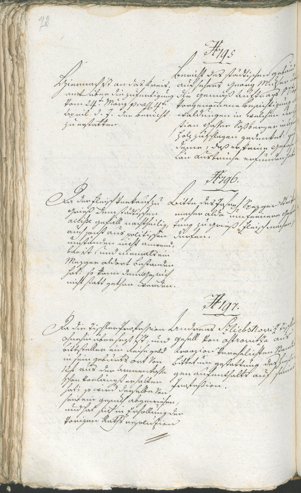 Archivio Storico della Città di Bolzano - BOhisto protocollo consiliare 1794/96 