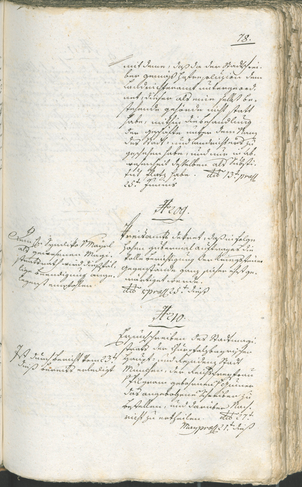 Civic Archives of Bozen-Bolzano - BOhisto Ratsprotokoll 1794/96 