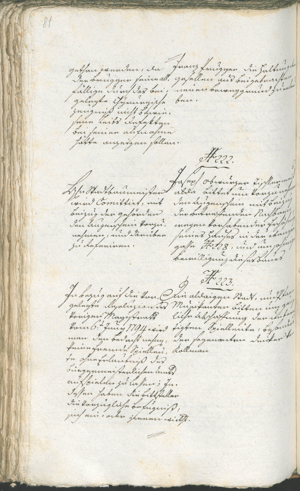 Civic Archives of Bozen-Bolzano - BOhisto Ratsprotokoll 1794/96 