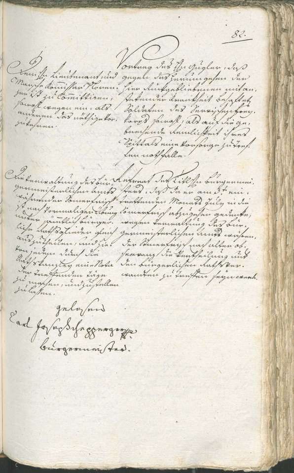 Stadtarchiv Bozen - BOhisto Ratsprotokoll 1794/96 