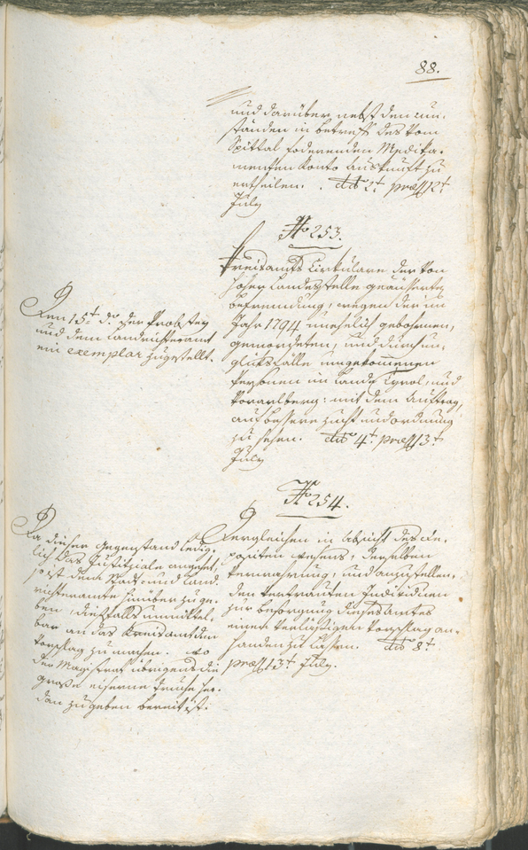 Civic Archives of Bozen-Bolzano - BOhisto Ratsprotokoll 1794/96 