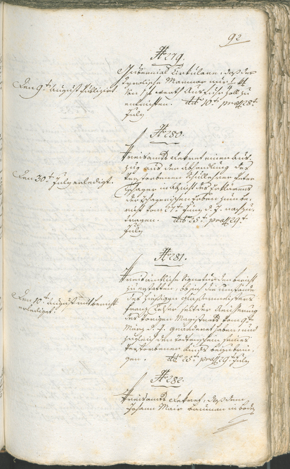 Civic Archives of Bozen-Bolzano - BOhisto Ratsprotokoll 1794/96 