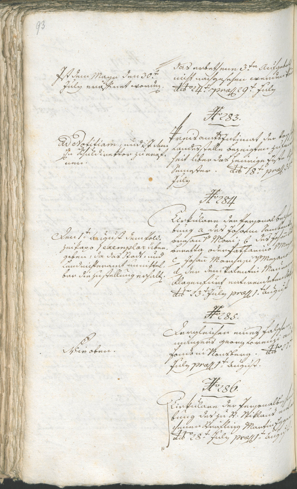 Civic Archives of Bozen-Bolzano - BOhisto Ratsprotokoll 1794/96 