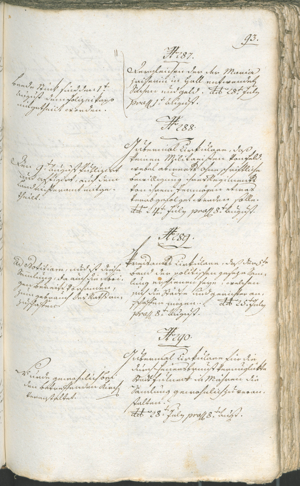 Archivio Storico della Città di Bolzano - BOhisto protocollo consiliare 1794/96 