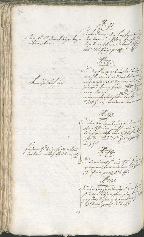 Archivio Storico della Città di Bolzano - BOhisto protocollo consiliare 1794/96 