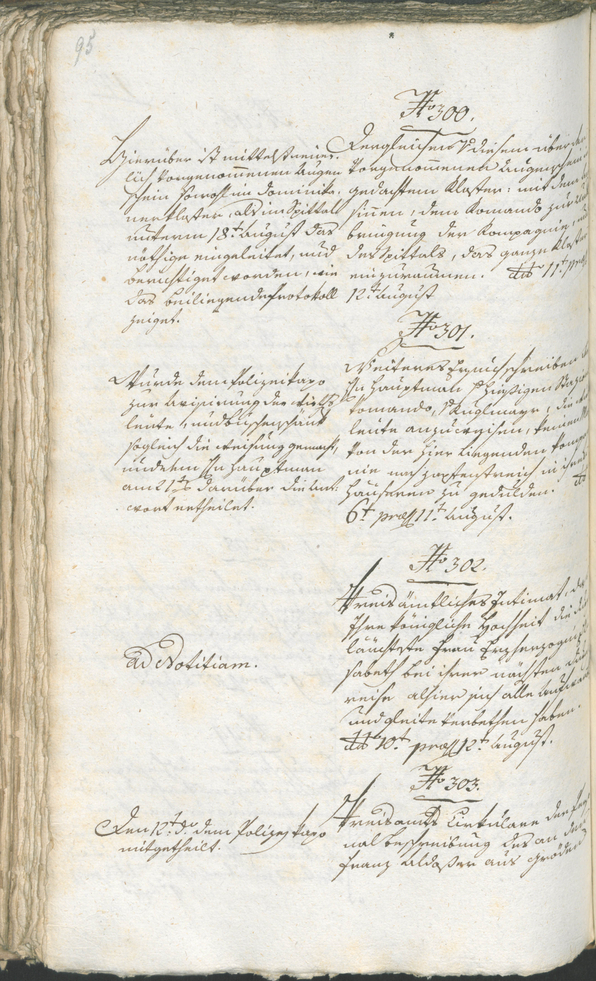 Civic Archives of Bozen-Bolzano - BOhisto Ratsprotokoll 1794/96 