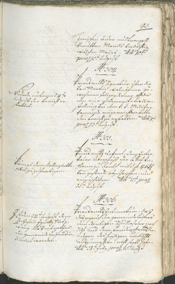 Civic Archives of Bozen-Bolzano - BOhisto Ratsprotokoll 1794/96 