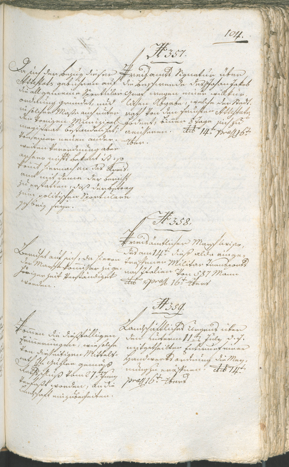 Civic Archives of Bozen-Bolzano - BOhisto Ratsprotokoll 1794/96 