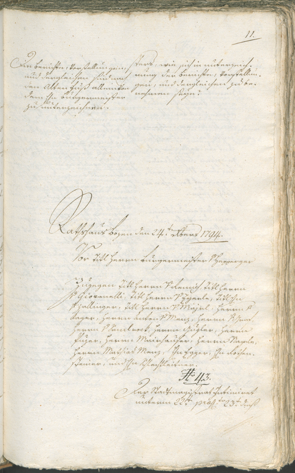 Civic Archives of Bozen-Bolzano - BOhisto Ratsprotokoll 1794/96 