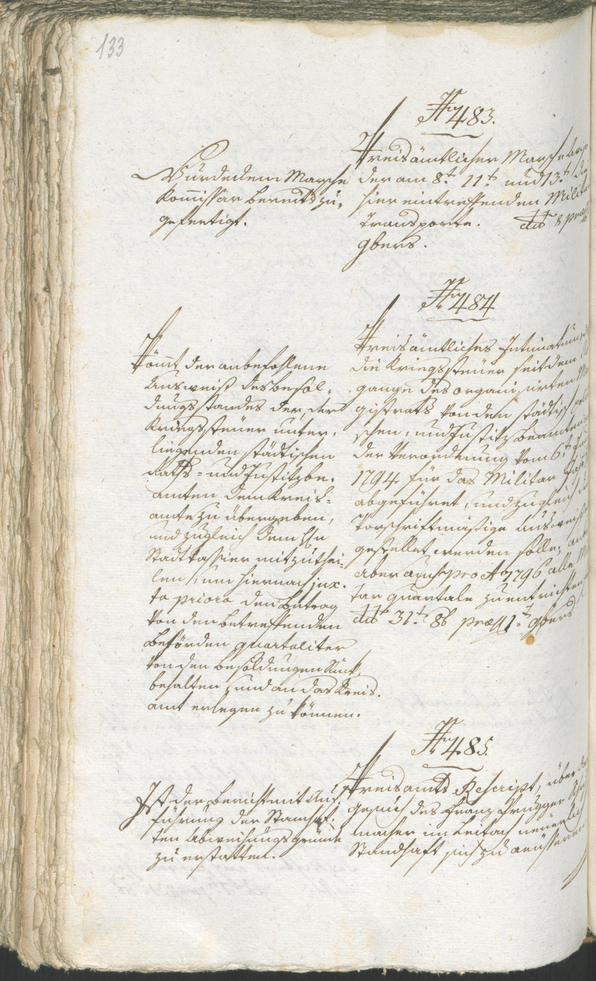 Stadtarchiv Bozen - BOhisto Ratsprotokoll 1794/96 