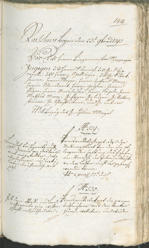 Archivio Storico della Città di Bolzano - BOhisto protocollo consiliare 1794/96 