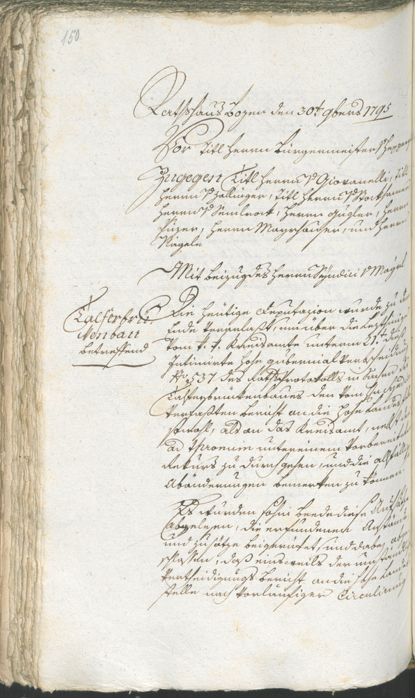 Civic Archives of Bozen-Bolzano - BOhisto Ratsprotokoll 1794/96 