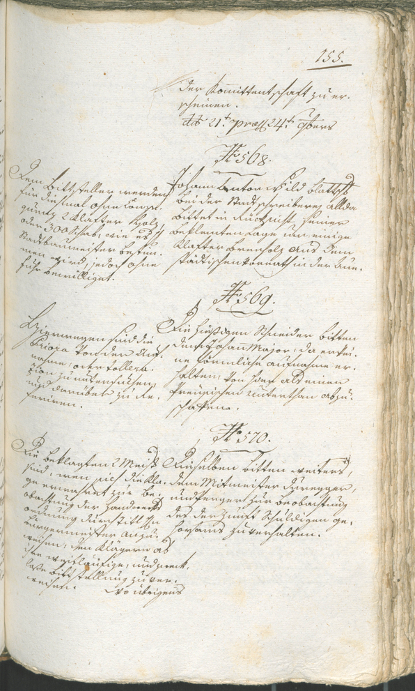 Stadtarchiv Bozen - BOhisto Ratsprotokoll 1794/96 