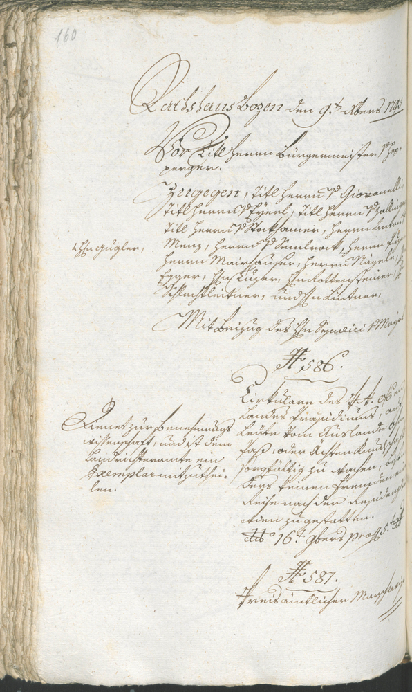 Civic Archives of Bozen-Bolzano - BOhisto Ratsprotokoll 1794/96 