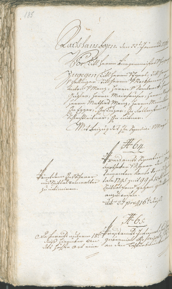 Civic Archives of Bozen-Bolzano - BOhisto Ratsprotokoll 1794/96 