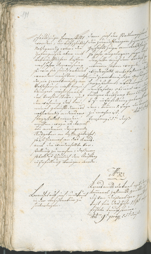 Stadtarchiv Bozen - BOhisto Ratsprotokoll 1794/96 