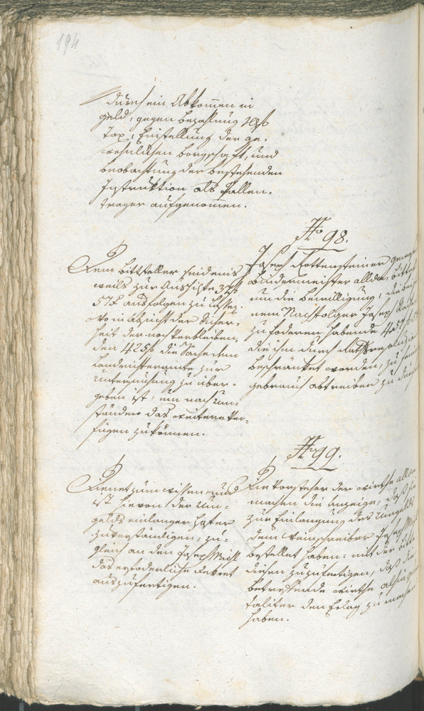 Civic Archives of Bozen-Bolzano - BOhisto Ratsprotokoll 1794/96 