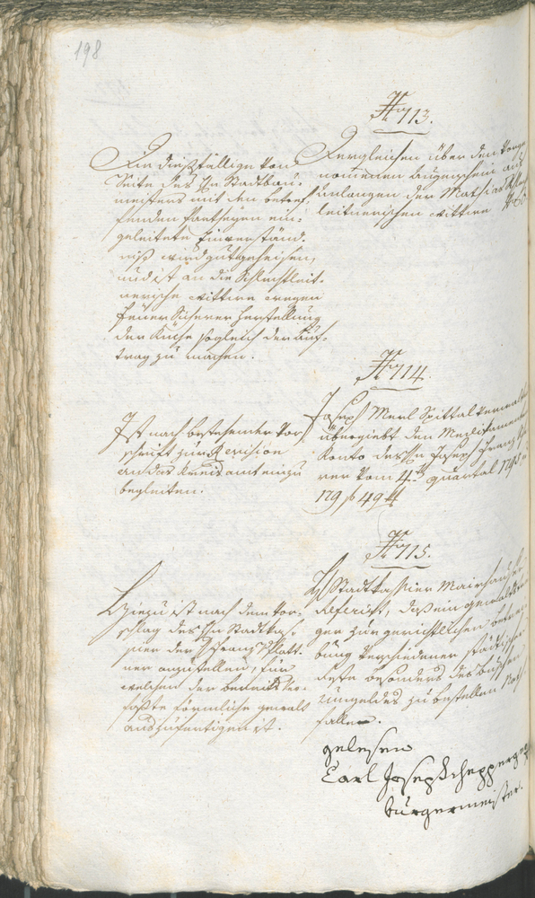 Civic Archives of Bozen-Bolzano - BOhisto Ratsprotokoll 1794/96 