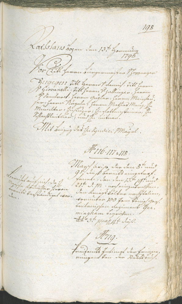 Civic Archives of Bozen-Bolzano - BOhisto Ratsprotokoll 1794/96 