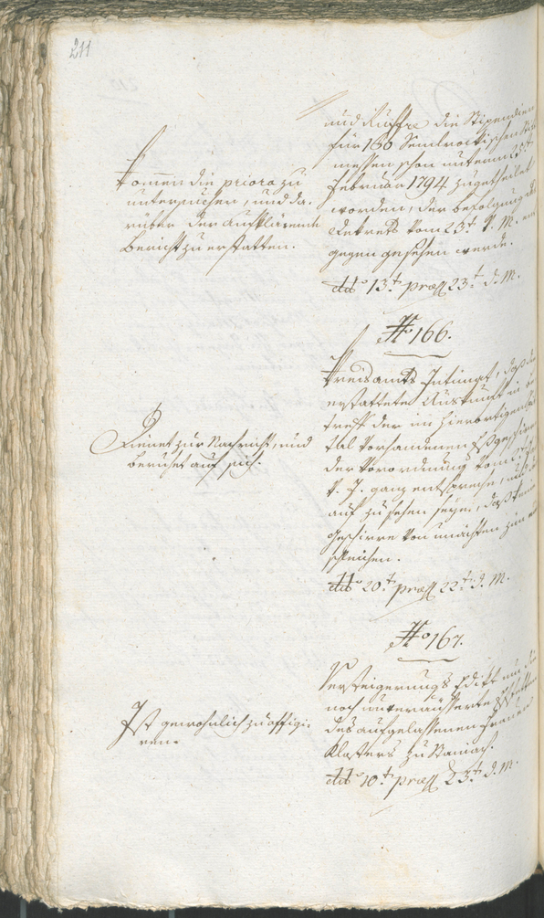 Civic Archives of Bozen-Bolzano - BOhisto Ratsprotokoll 1794/96 