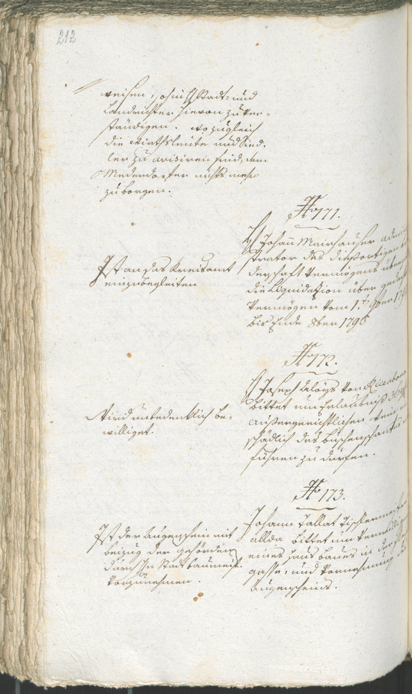 Civic Archives of Bozen-Bolzano - BOhisto Ratsprotokoll 1794/96 