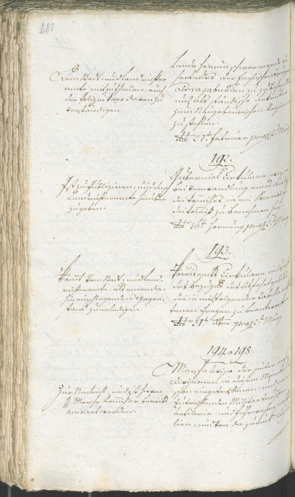 Civic Archives of Bozen-Bolzano - BOhisto Ratsprotokoll 1794/96 