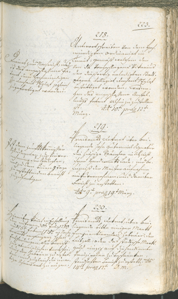 Archivio Storico della Città di Bolzano - BOhisto protocollo consiliare 1794/96 