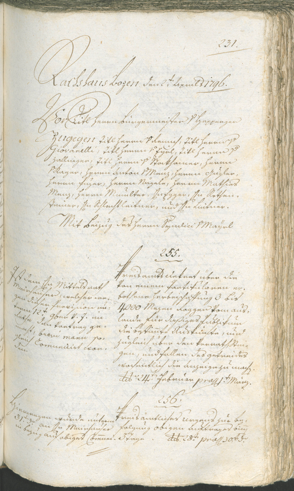 Archivio Storico della Città di Bolzano - BOhisto protocollo consiliare 1794/96 