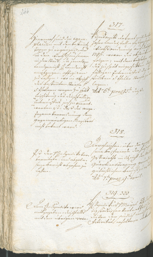 Civic Archives of Bozen-Bolzano - BOhisto Ratsprotokoll 1794/96 